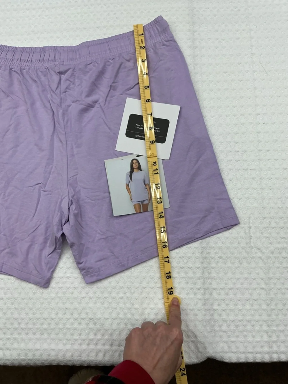 Comftr Lavender Athletic Shorts for Women - Picture 6 of 7